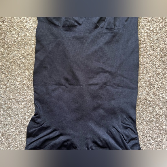 Shapewear Bodysuit Romper Tummy Control Solid Black Body Shaper Slimming Stretch - Picture 5 of 10